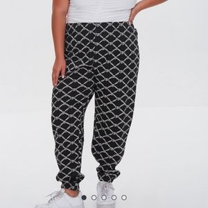 Plus size Baddie latice knit joggers NWOT